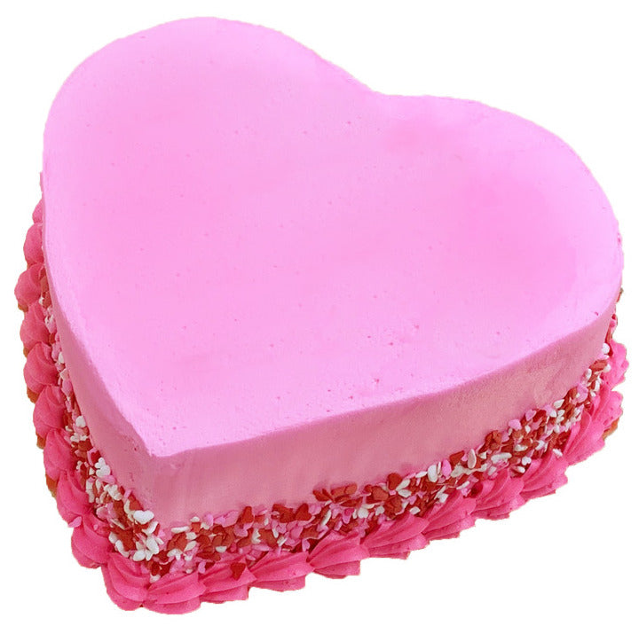 Heart Shaped Carved Cake