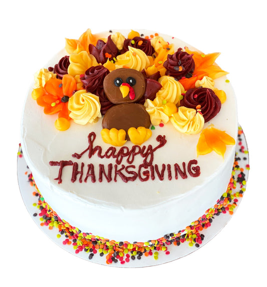 Turkey Thanksgiving Cake
